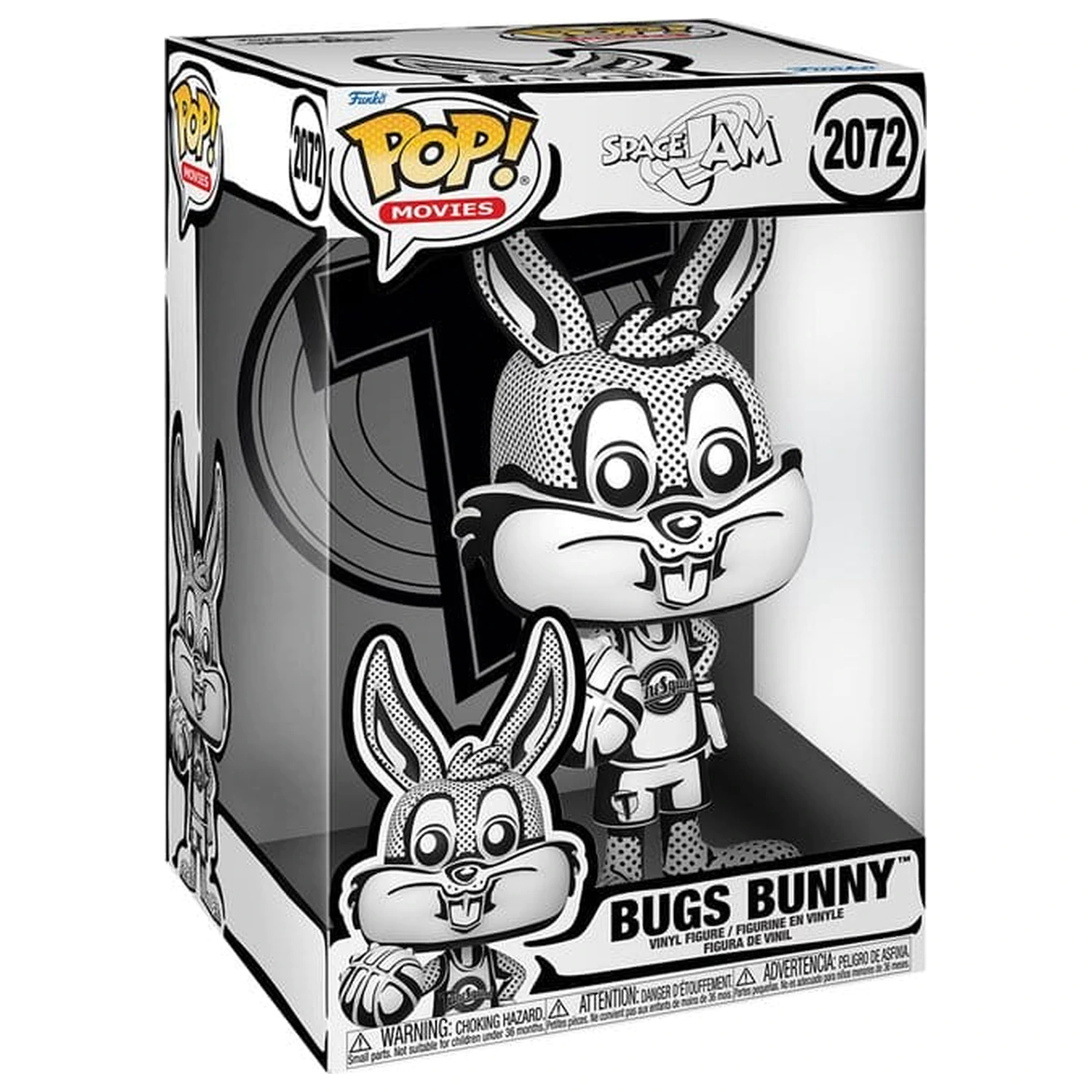 Space Jam Super Sized Jumbo Funko POP! Figura de vinil Bugs Bunny (JV) 10 inci 25 cm poza produsului