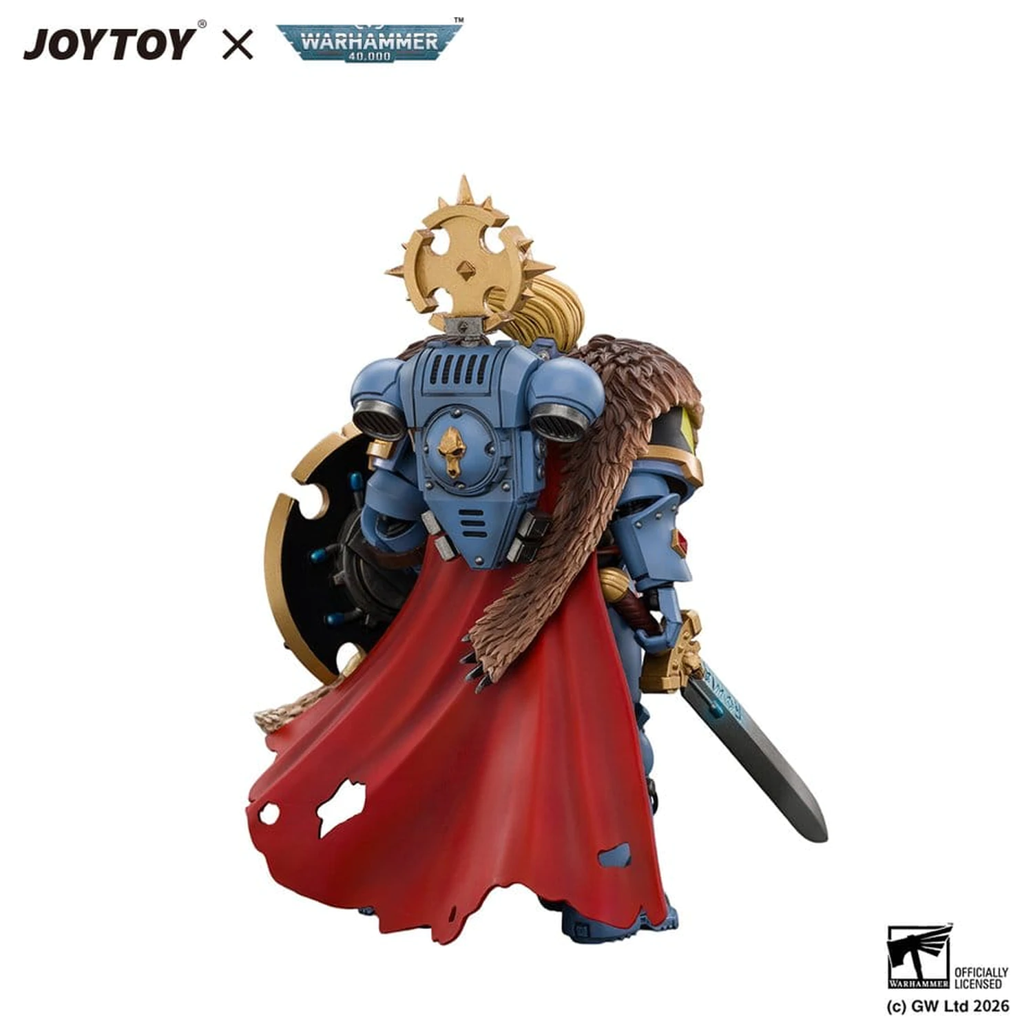 Space Marine Action Figure Space Wolves Wolf Guard Battle Leader 12 cm poza produsului