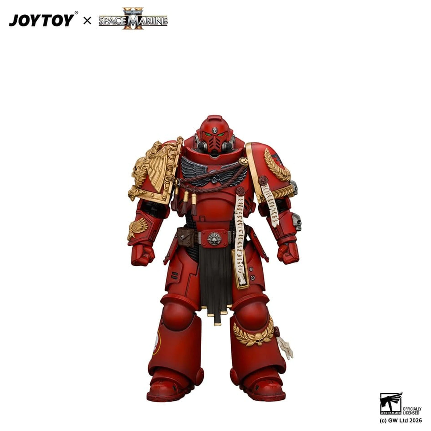 Space Marine Game Edition Figurina de actiune Blood Angels Veteran 12 cm poza produsului