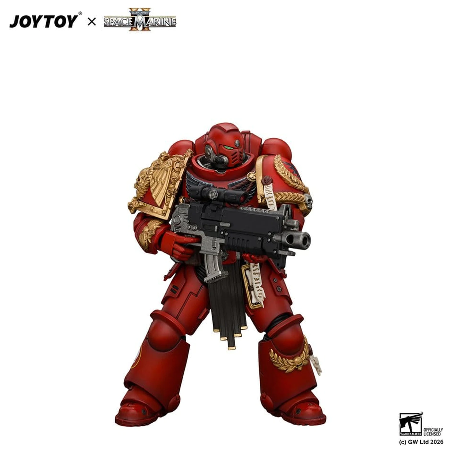 Space Marine Game Edition Figurina de actiune Blood Angels Veteran 12 cm poza produsului