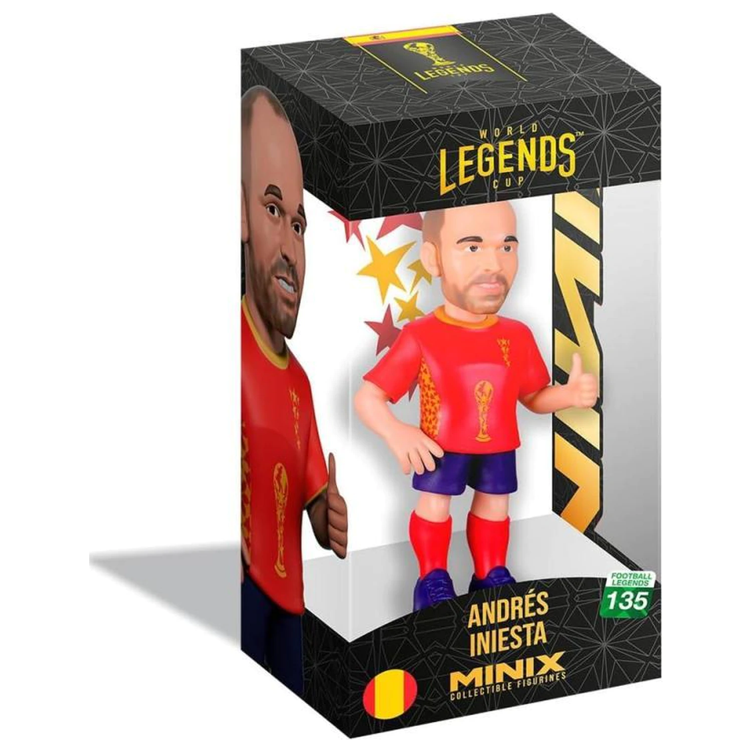 SPAIN Iniesta Figurina Minix World Legends Cup 12cm poza produsului