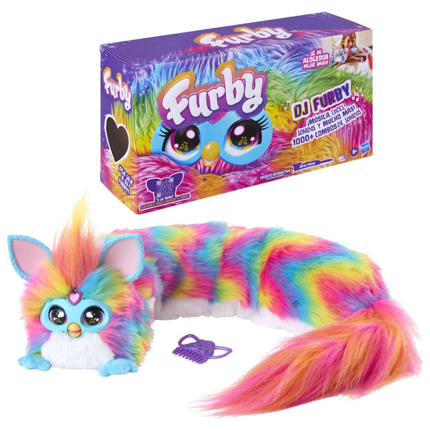 Papusa interactiva Spanish Furby DJ poza produsului