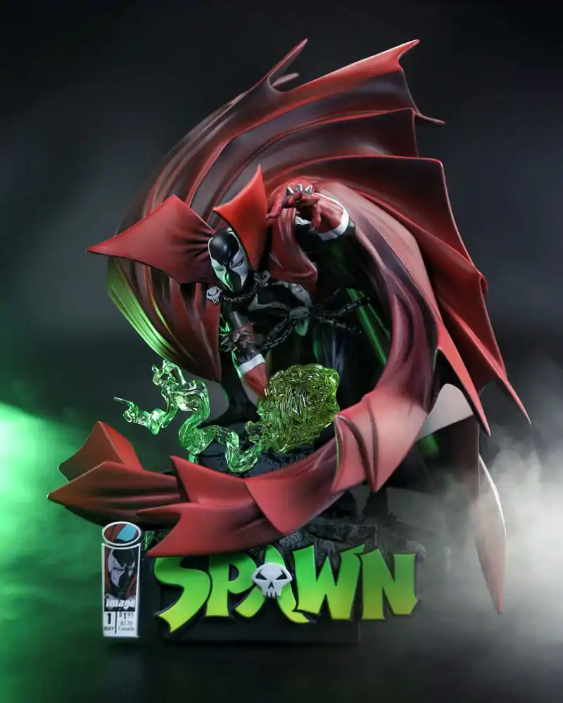 Statuie Spawn 1/10 Spawn #1 (Black White & Red All Over) 24 cm poza produsului