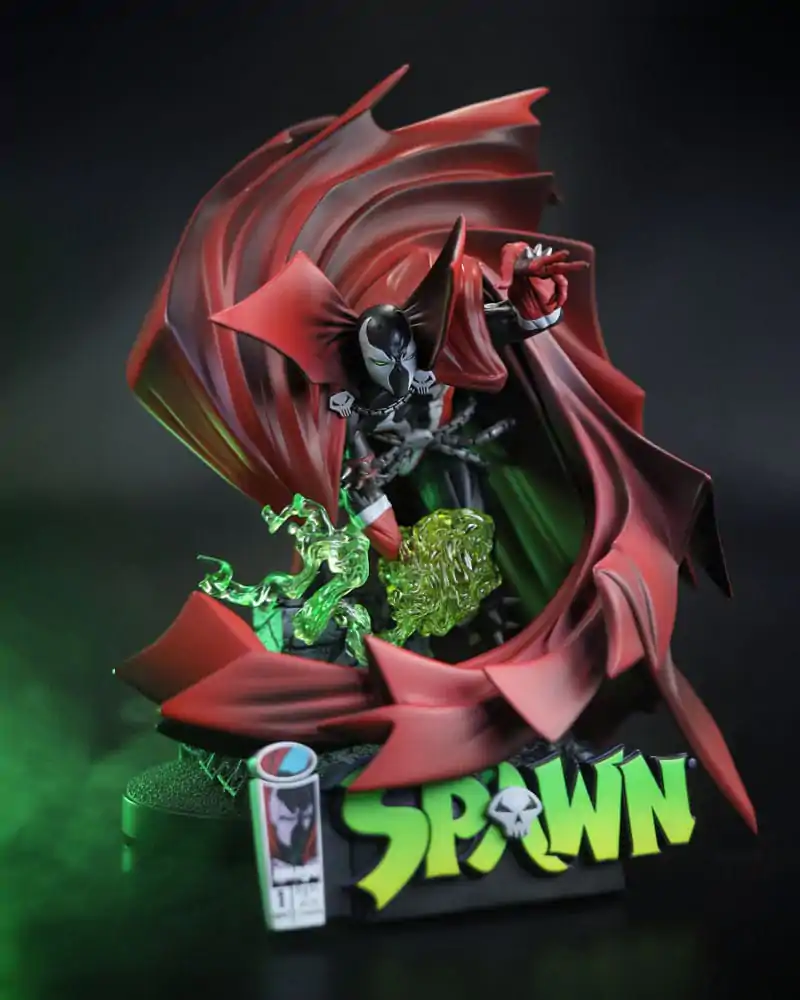 Statuie Spawn 1/10 Spawn #1 (Black White & Red All Over) 24 cm poza produsului