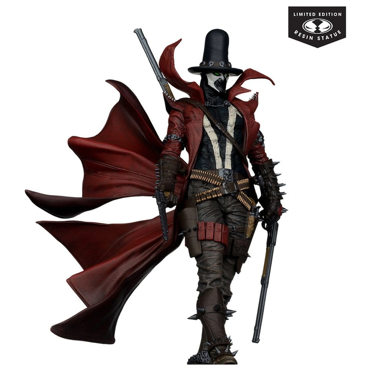 Spawn Negru Alb si Rosu Peste Tot Statuie la Scara 1/10 Gunslinger Spawn de Todd McFarlane 23 cm poza produsului