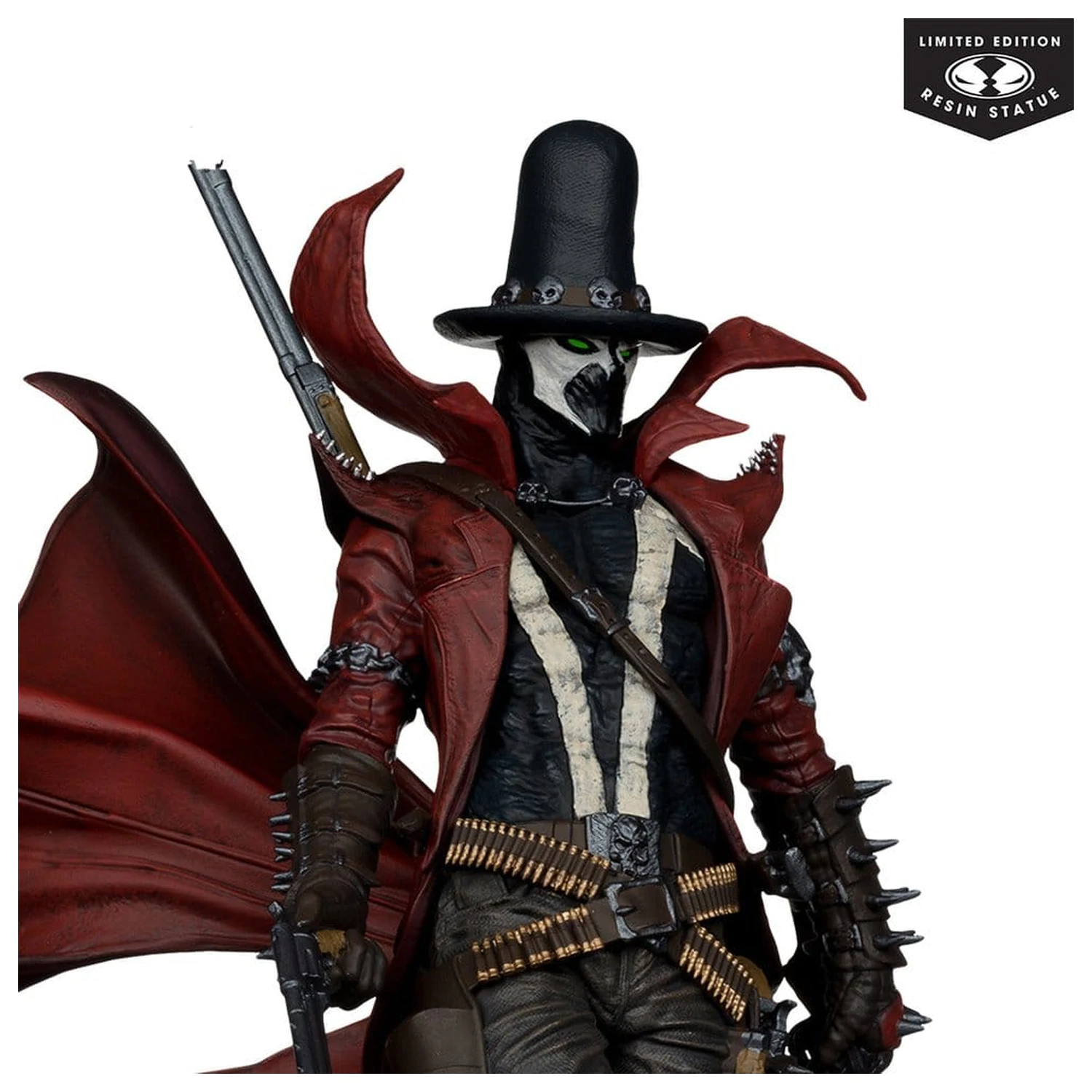 Spawn Negru Alb si Rosu Peste Tot Statuie la Scara 1/10 Gunslinger Spawn de Todd McFarlane 23 cm poza produsului
