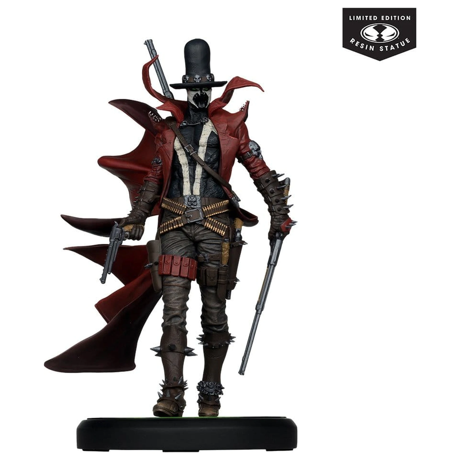 Spawn Negru Alb si Rosu Peste Tot Statuie la Scara 1/10 Gunslinger Spawn de Todd McFarlane 23 cm poza produsului
