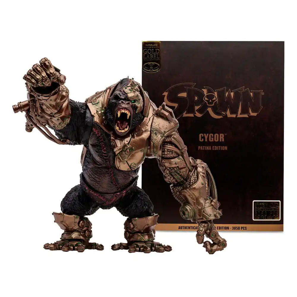 Figurină de acțiune Megafig Spawn Cygor Patina Edition (Gold Label) 30 cm poza produsului