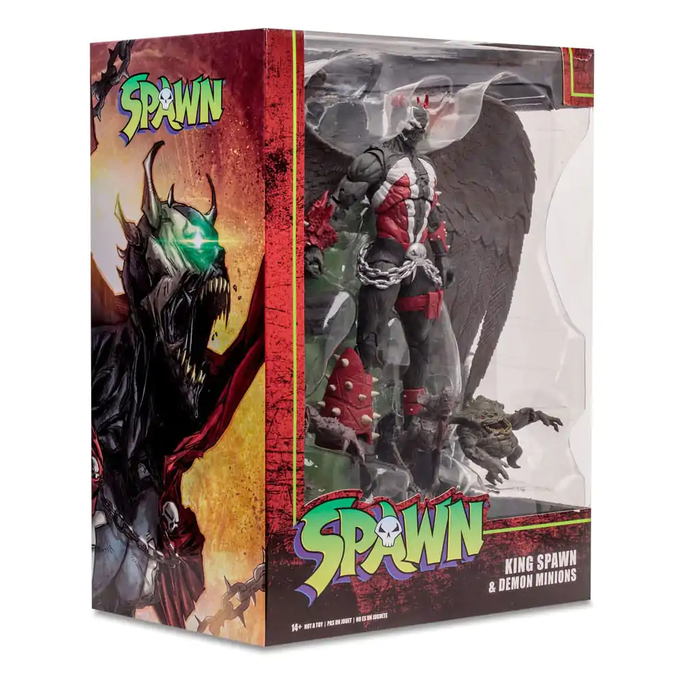 Spawn Megafig Figurina de actiune King Spawn cu aripi si minioni 30 cm poza produsului