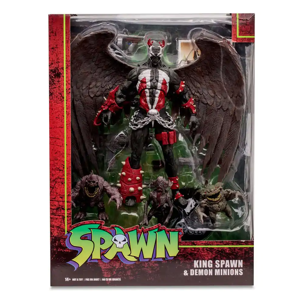 Spawn Megafig Figurina de actiune King Spawn cu aripi si minioni 30 cm poza produsului