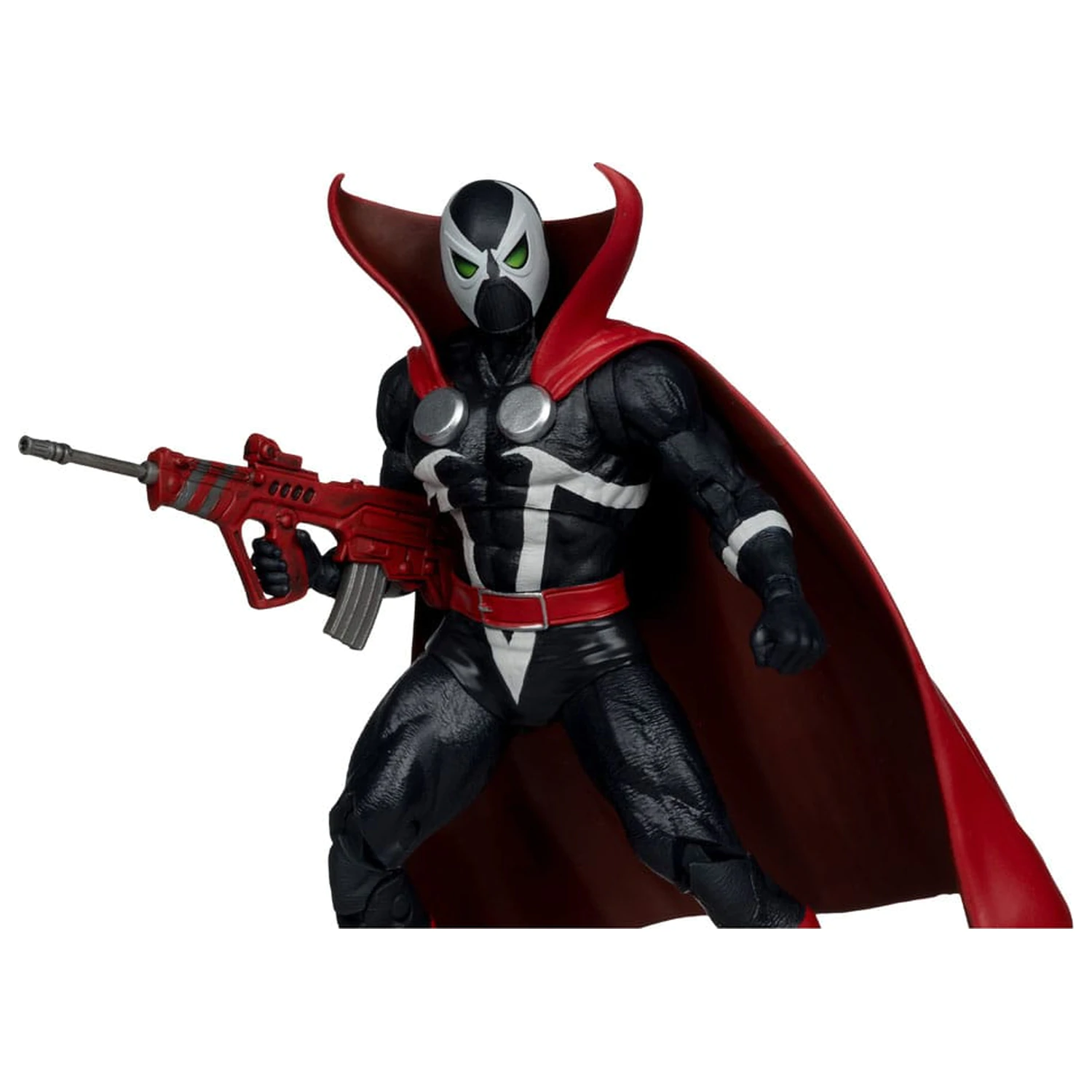 Figurina de actiune Spawn Page Punchers Spawn 1977 Red and Black (Chase) Red Platinum Edition 18 cm poza produsului