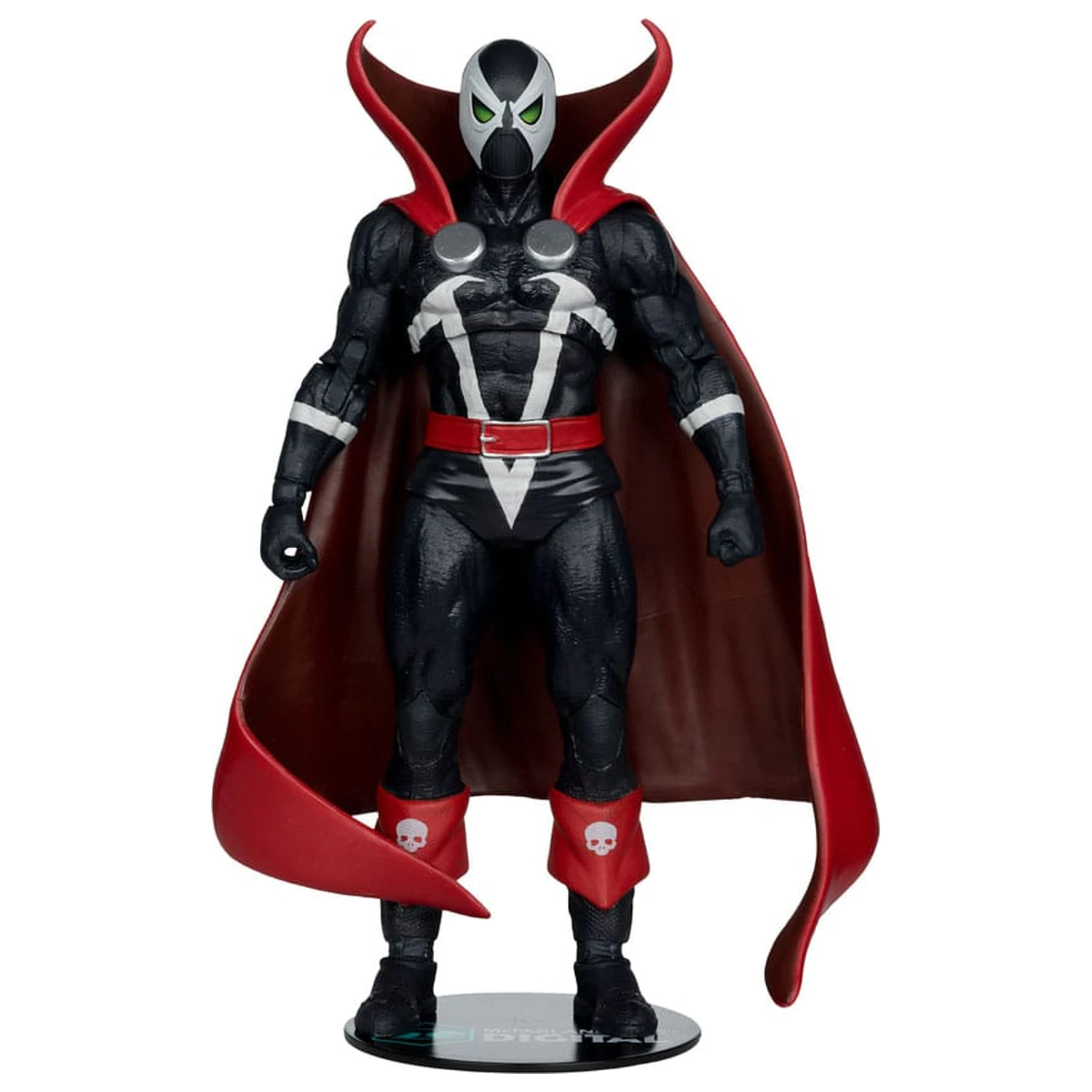 Figurina de actiune Spawn Page Punchers Spawn 1977 Red and Black (Chase) Red Platinum Edition 18 cm poza produsului