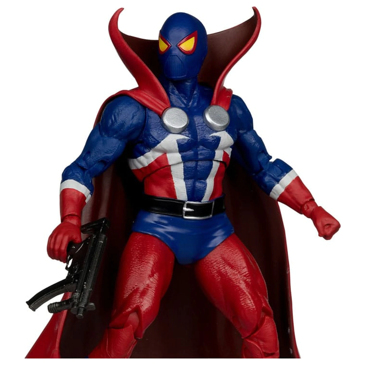 Figurina de actiune Spawn Page Punchers Spawn 1977 Rosu si Albastru (Chase) Editie Platinum Rosie 18 cm poza produsului