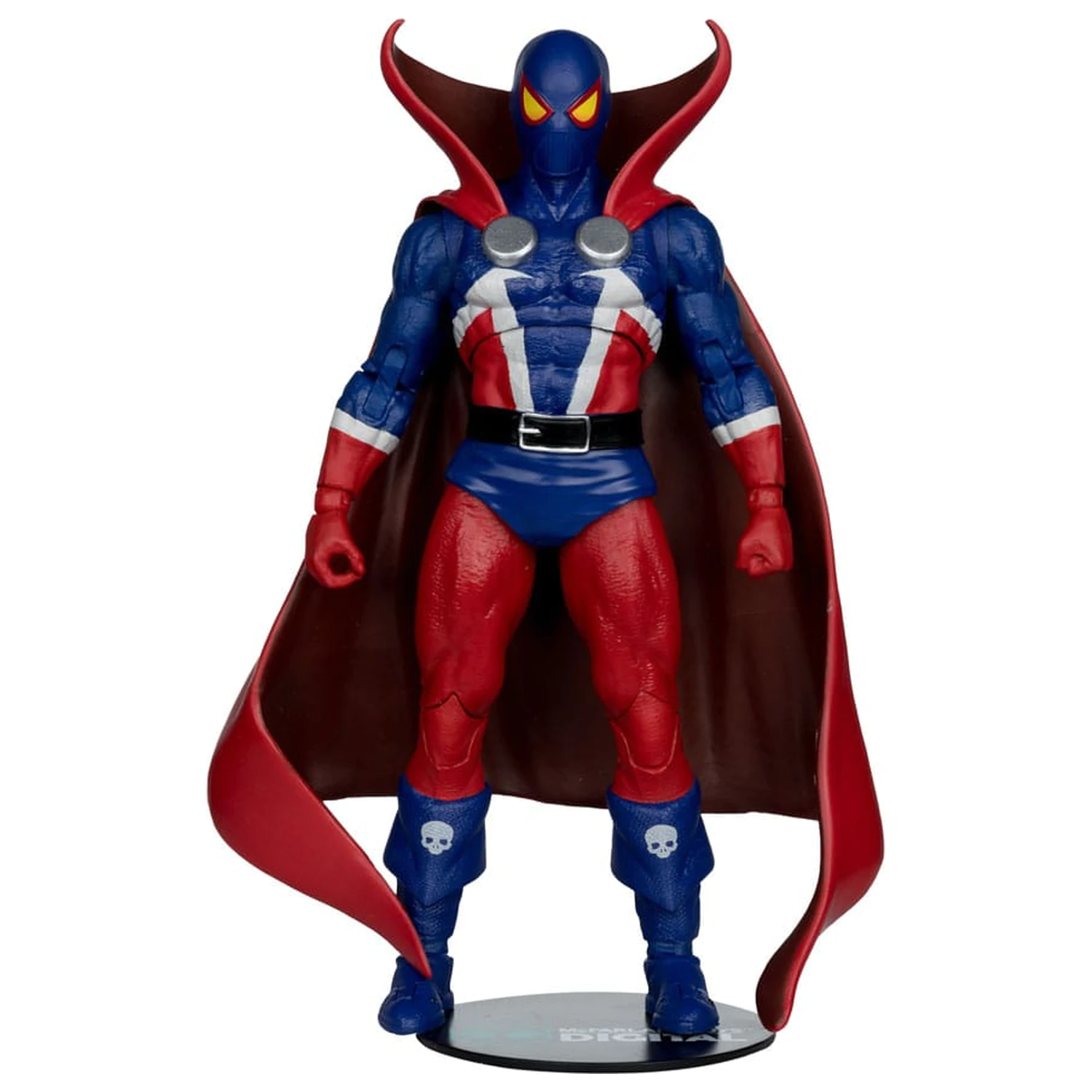 Figurina de actiune Spawn Page Punchers Spawn 1977 Rosu si Albastru (Chase) Editie Platinum Rosie 18 cm poza produsului