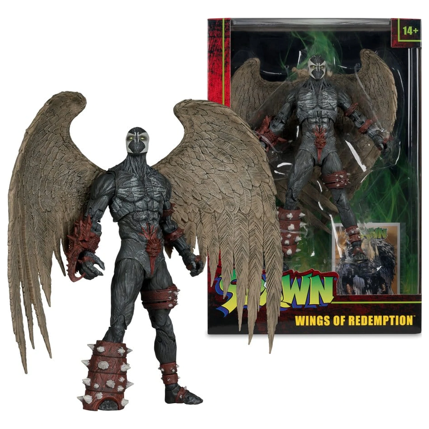 Spawn Toy Action Figure Wings of Redemption Spawn 23 cm poza produsului