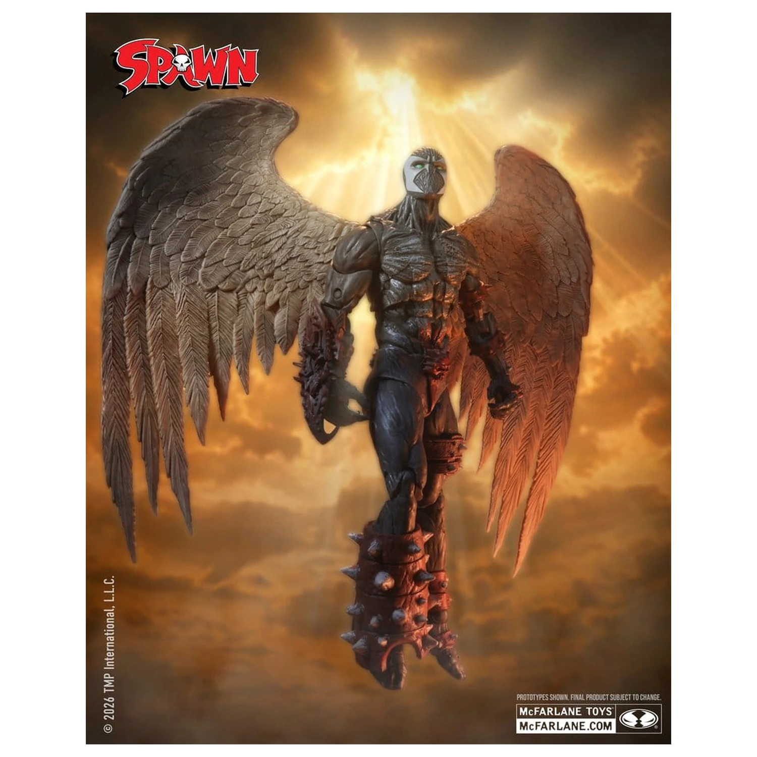 Spawn Toy Action Figure Wings of Redemption Spawn 23 cm poza produsului