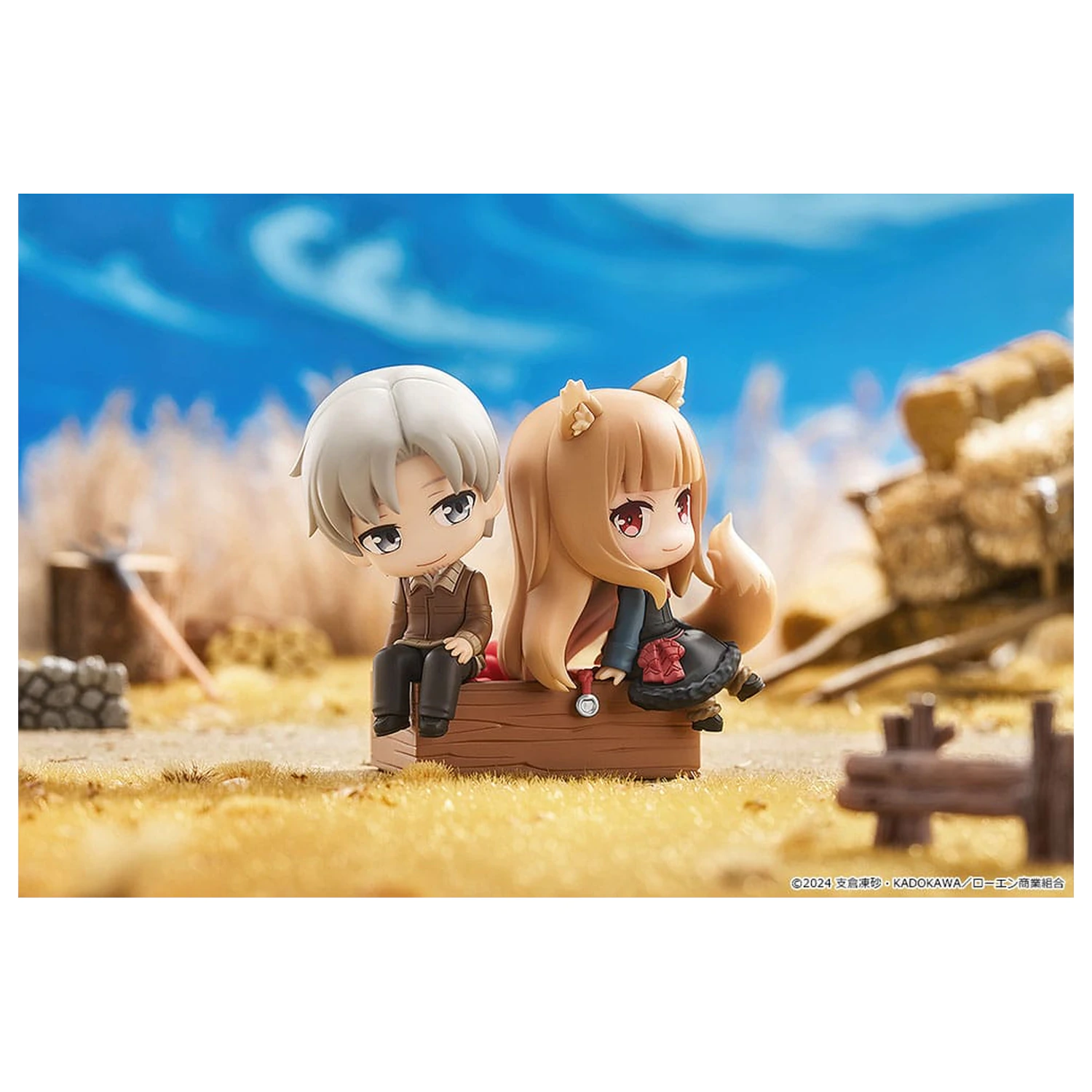 Spice and Wolf: Merchant Meets the Wise Wolf Mini Memory Mini Figurina Lawrence & Holo 8 cm poza produsului