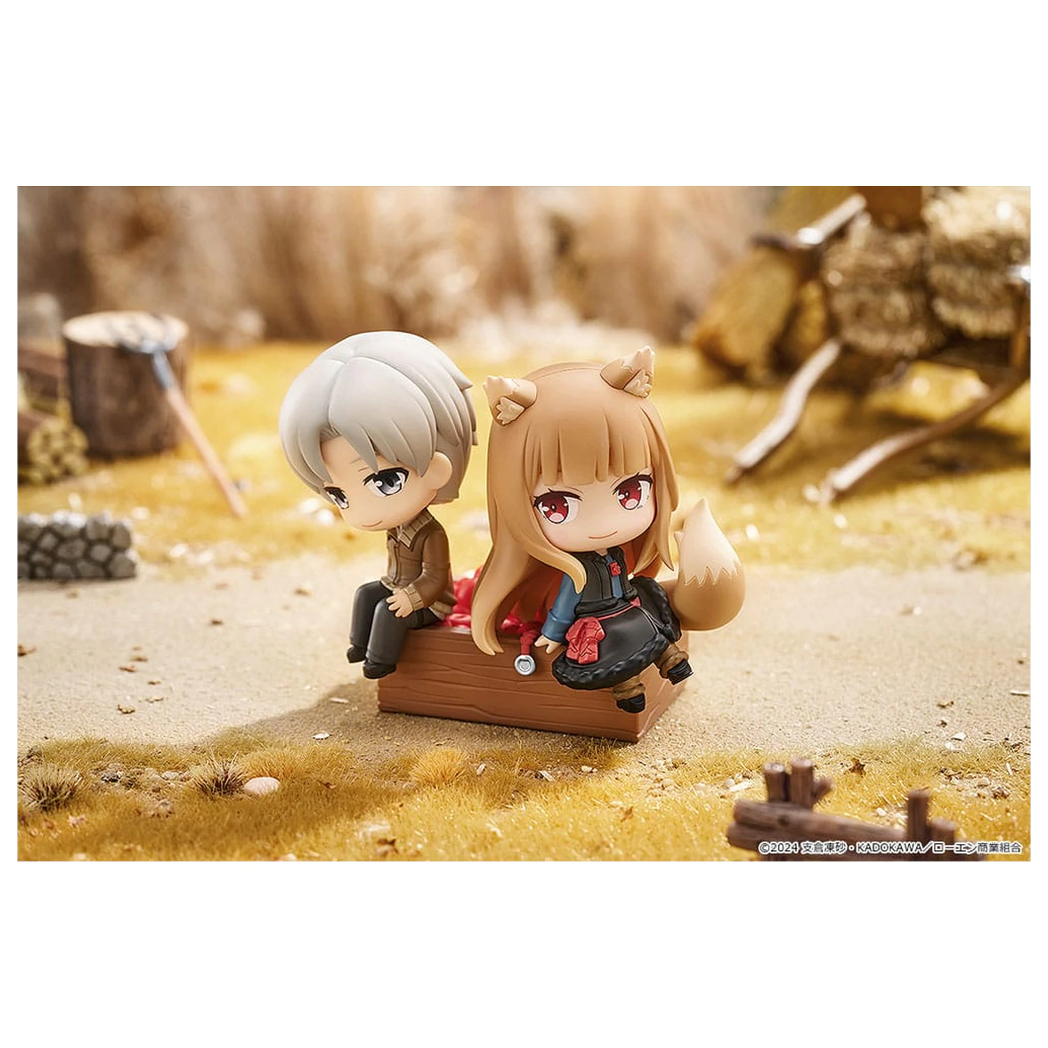 Spice and Wolf: Merchant Meets the Wise Wolf Mini Memory Mini Figurina Lawrence & Holo 8 cm poza produsului