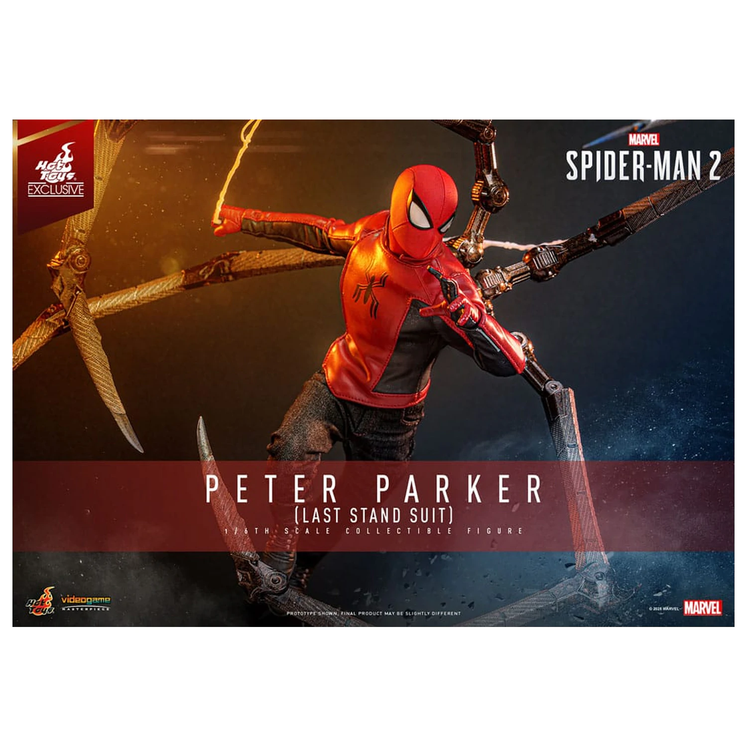 Figurina de actiune Spider-Man 2 1/6 Peter Parker (Last Stand Suit) Hot Toys Exclusive 30 cm poza produsului