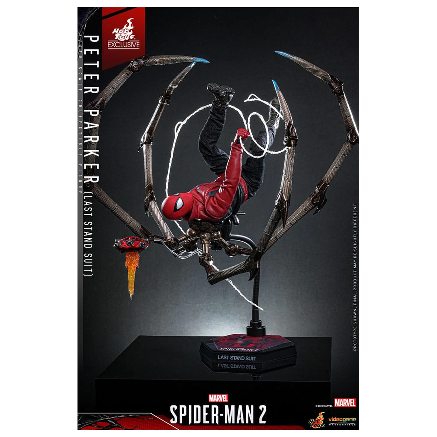 Figurina de actiune Spider-Man 2 1/6 Peter Parker (Last Stand Suit) Hot Toys Exclusive 30 cm poza produsului