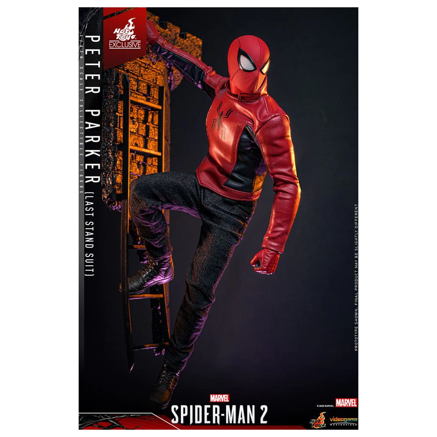 Figurina de actiune Spider-Man 2 1/6 Peter Parker (Last Stand Suit) Hot Toys Exclusive 30 cm poza produsului