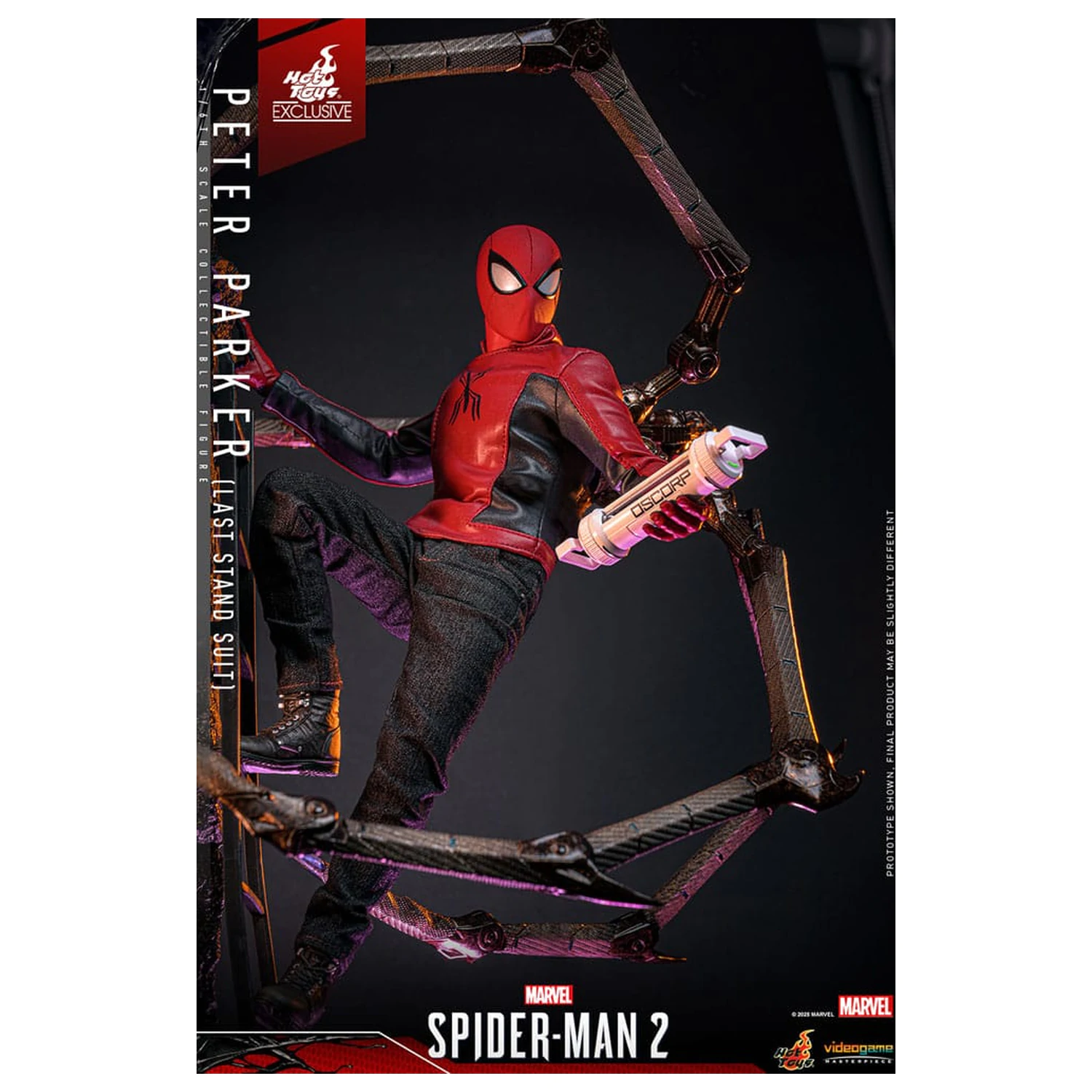 Figurina de actiune Spider-Man 2 1/6 Peter Parker (Last Stand Suit) Hot Toys Exclusive 30 cm poza produsului