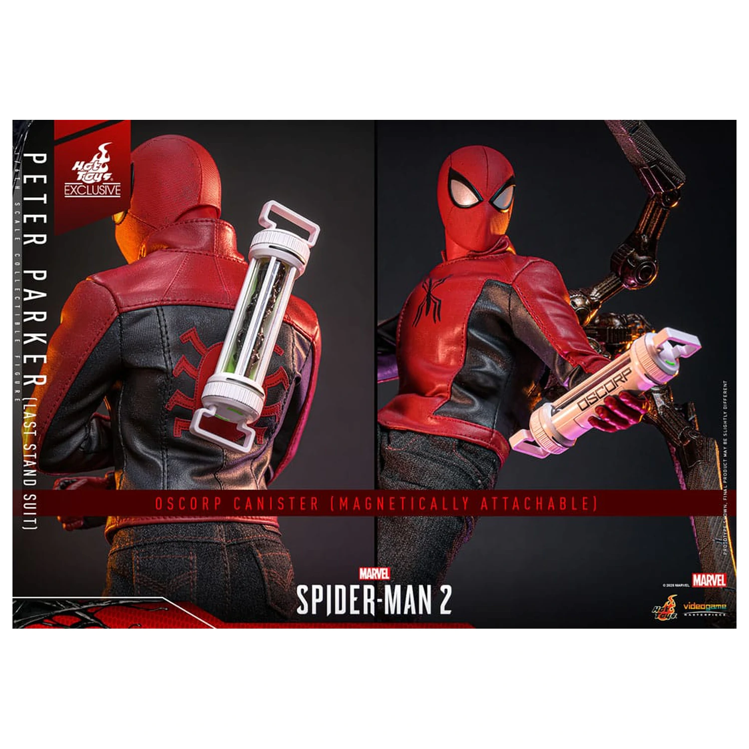 Figurina de actiune Spider-Man 2 1/6 Peter Parker (Last Stand Suit) Hot Toys Exclusive 30 cm poza produsului