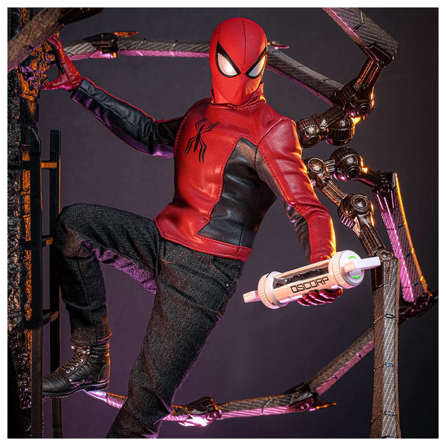 Figurina de actiune Spider-Man 2 1/6 Peter Parker (Last Stand Suit) Hot Toys Exclusive 30 cm poza produsului