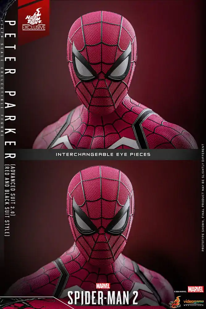 Figurină de Acțiune Colecție Spider-Man 2 Video Game Masterpiece 1/6 Peter Parker (Advanced Suit 2.0) (Red and Black Suit Style) 30 cm poza produsului