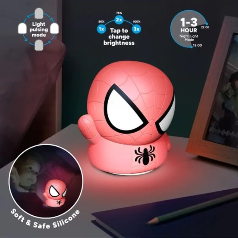 Marvel Spiderman lampă 3D 14cm poza produsului