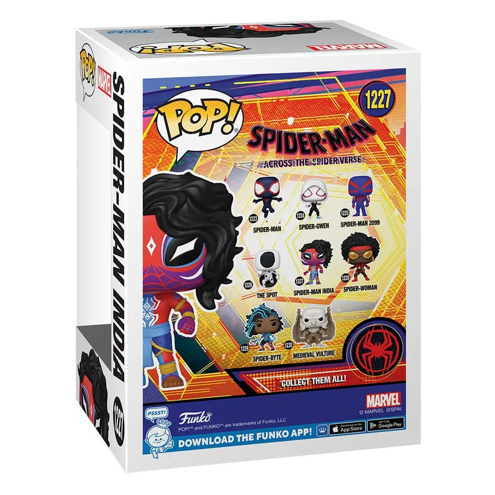 Spider-Man: Across the Spider-Verse POP! Movies Figurina Vinil Spider-Man India 9 cm poza produsului