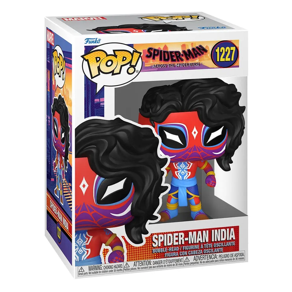 Spider-Man: Across the Spider-Verse POP! Movies Figurina Vinil Spider-Man India 9 cm poza produsului