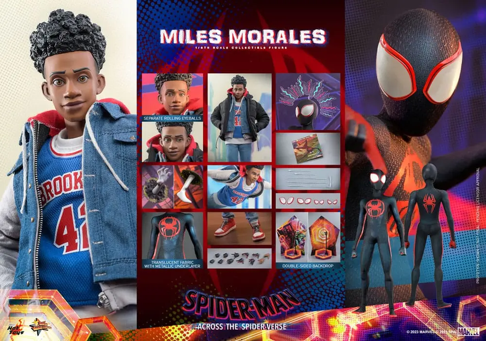 Spider-Man: Across the Spider-Verse Movie Masterpiece figurină de acțiune 1/6 Miles Morales 29 cm poza produsului