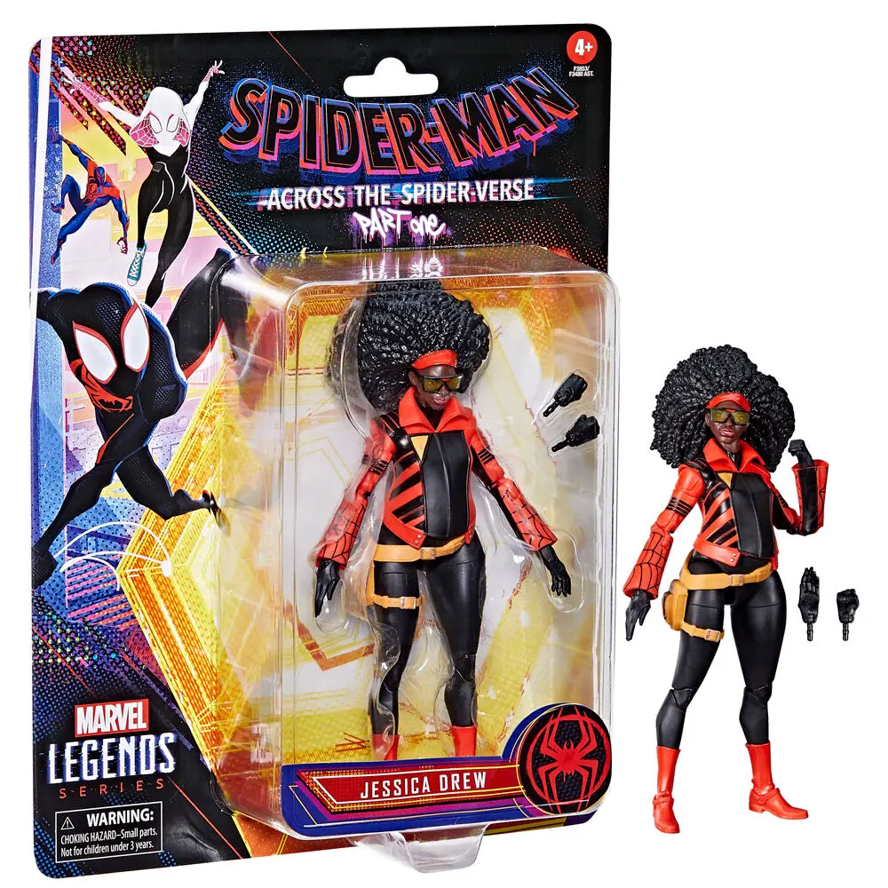 Spider-Man: Across the Spider-Verse Marvel Legends Figurina de acțiune Jessica Drew 15 cm poza produsului