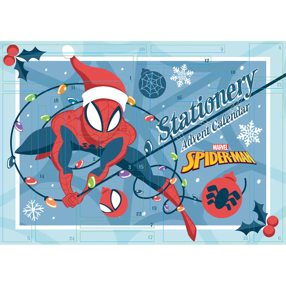 Marvel Spiderman calendar advent poza produsului