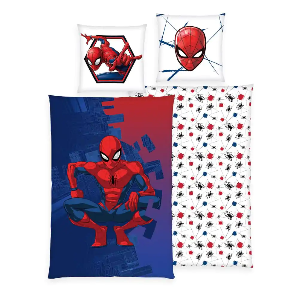 Set husă de pilotă Spider-Man 135 x 200 cm / 80 x 80 cm poza produsului