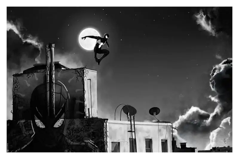 Spider-Man Art Print Simbiot 30 x 46 cm - neînrămat poza produsului