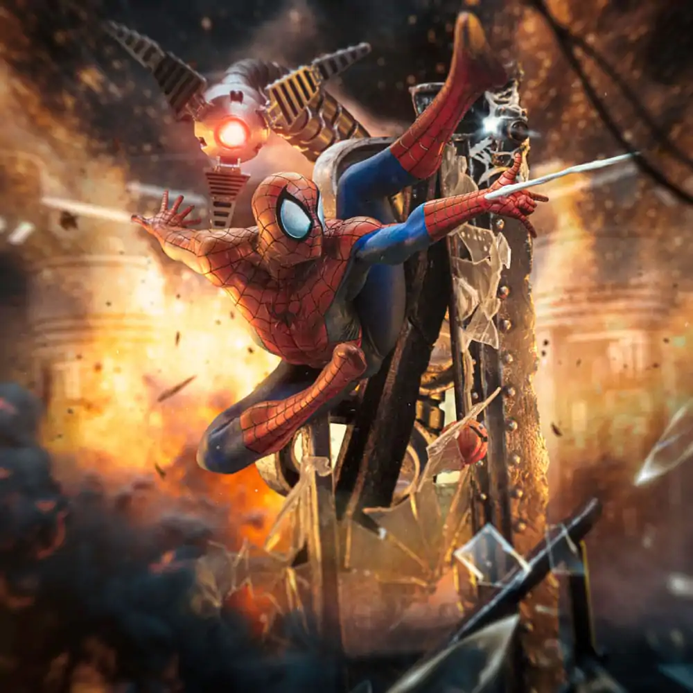 Spider-Man Art Scale Statuie 1/10 Spider-Man 10th Anniversary 29 cm poza produsului