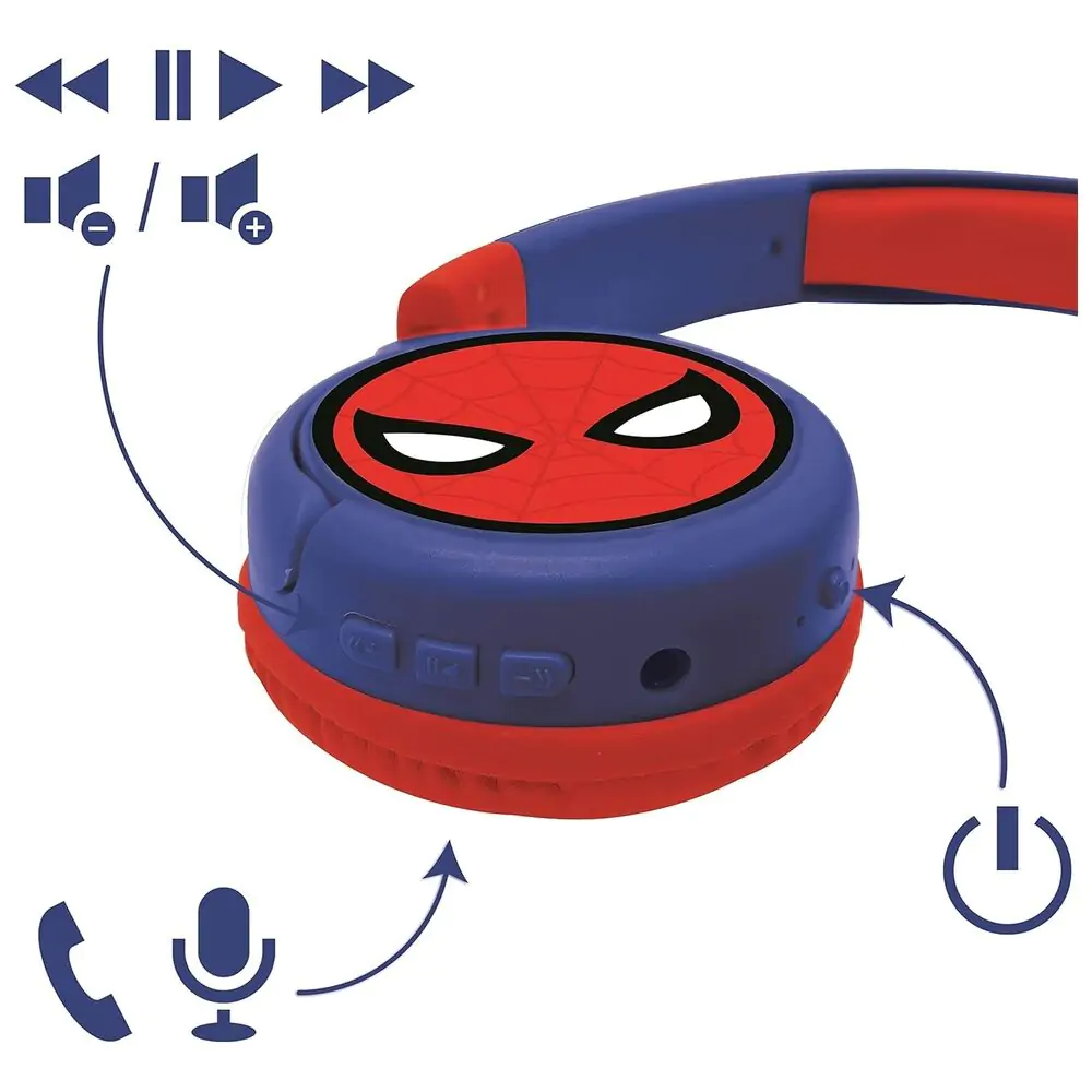 Căști wireless Bluetooth Marvel Spiderman poza produsului