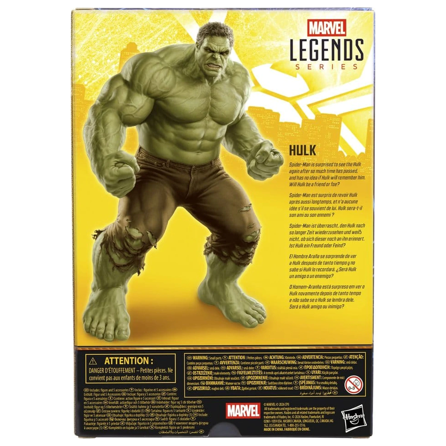 Spider-Man: Brand New Day Marvel Legends Figurina de actiune Hulk 20 cm poza produsului