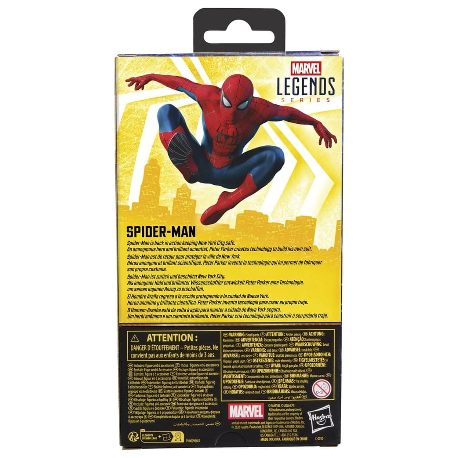 Spider-Man: Brand New Day Marvel Legends Figurină de acțiune Spider-Man 15 cm poza produsului
