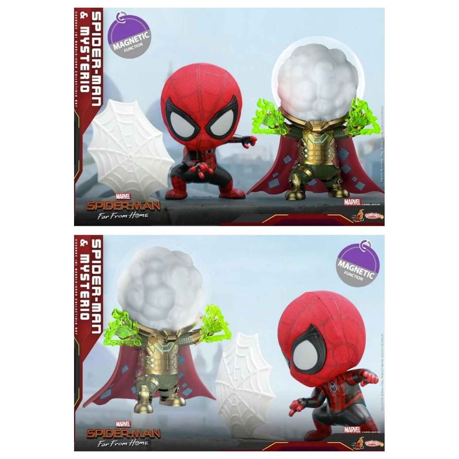 Set Spider-Man si Mysterio Spider-Man Cosbaby Wave 1 poza produsului