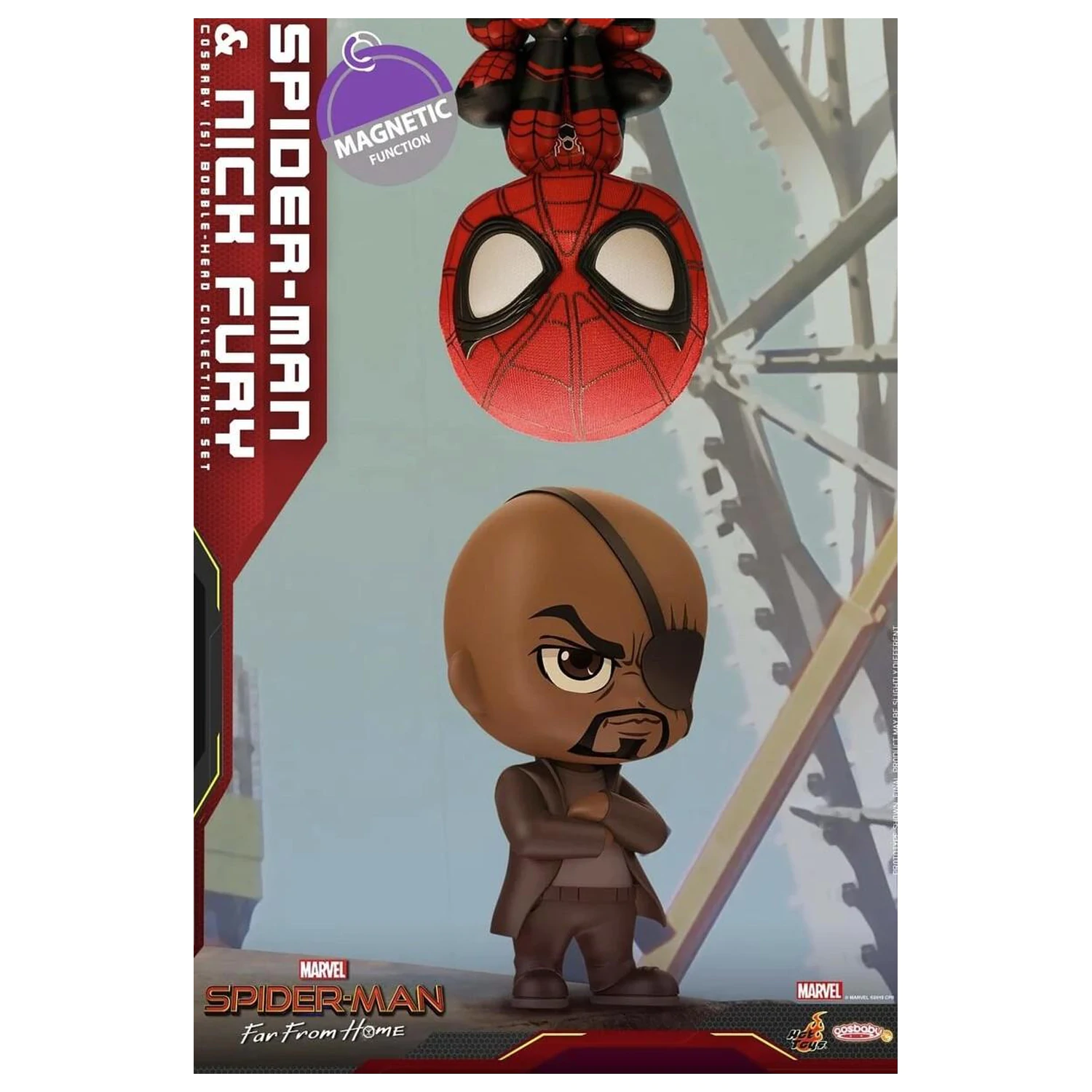 Set Spider-Man si Nick Fury Spider-Man Cosbaby Wave 4 poza produsului