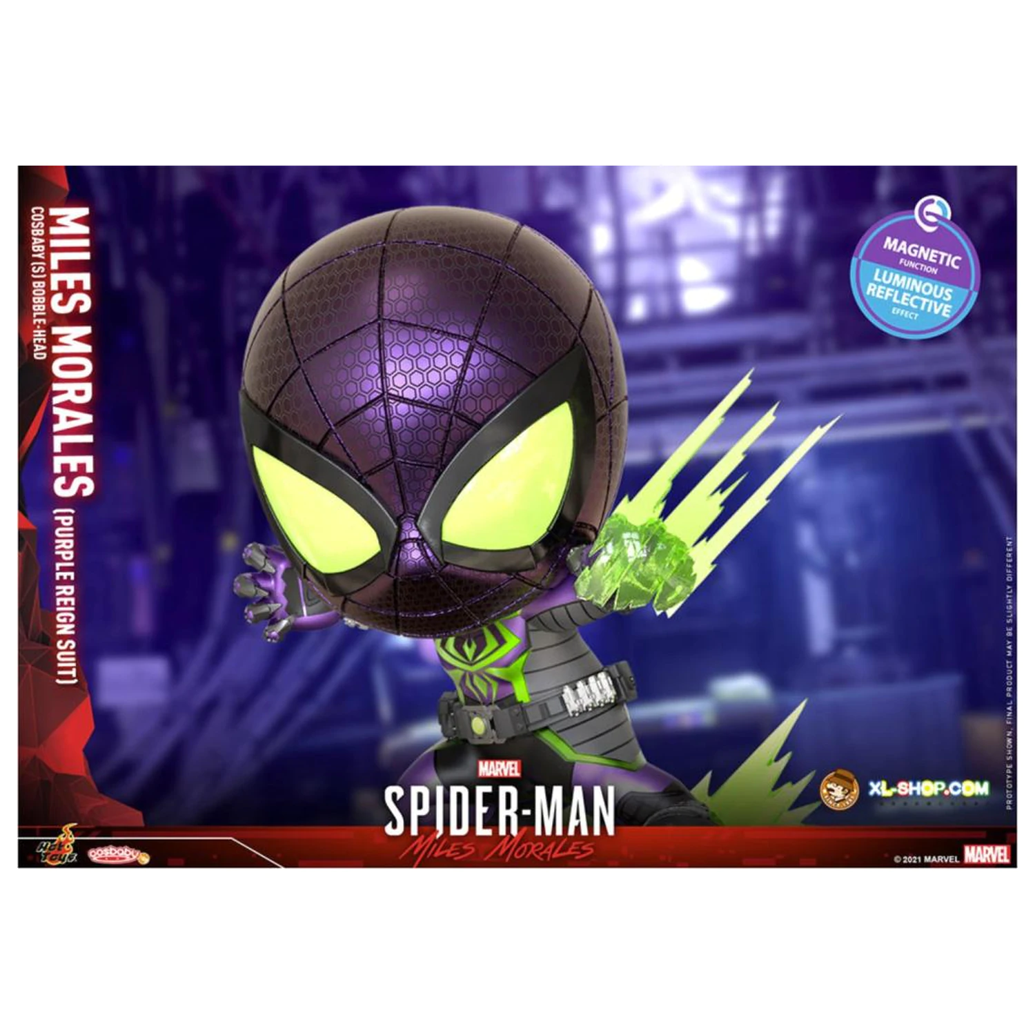 Figura Cosbaby Spider-Man Wave 5 Miles Morales Purple Reign Suit poza produsului
