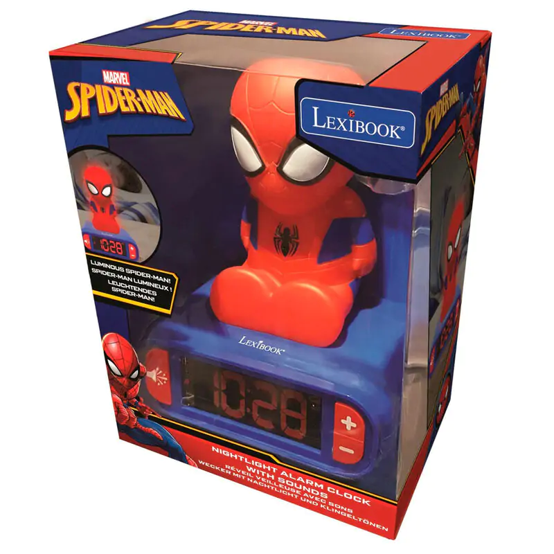 Marvel Spiderman Ceas Deșteptător Digital 3D poza produsului
