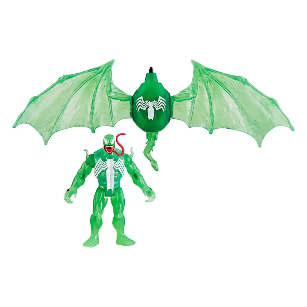 Figurină de acțiune Spider-Man Epic Hero Series Web Splashers Green Symbiote Hydro Wing Blast 10 cm poza produsului