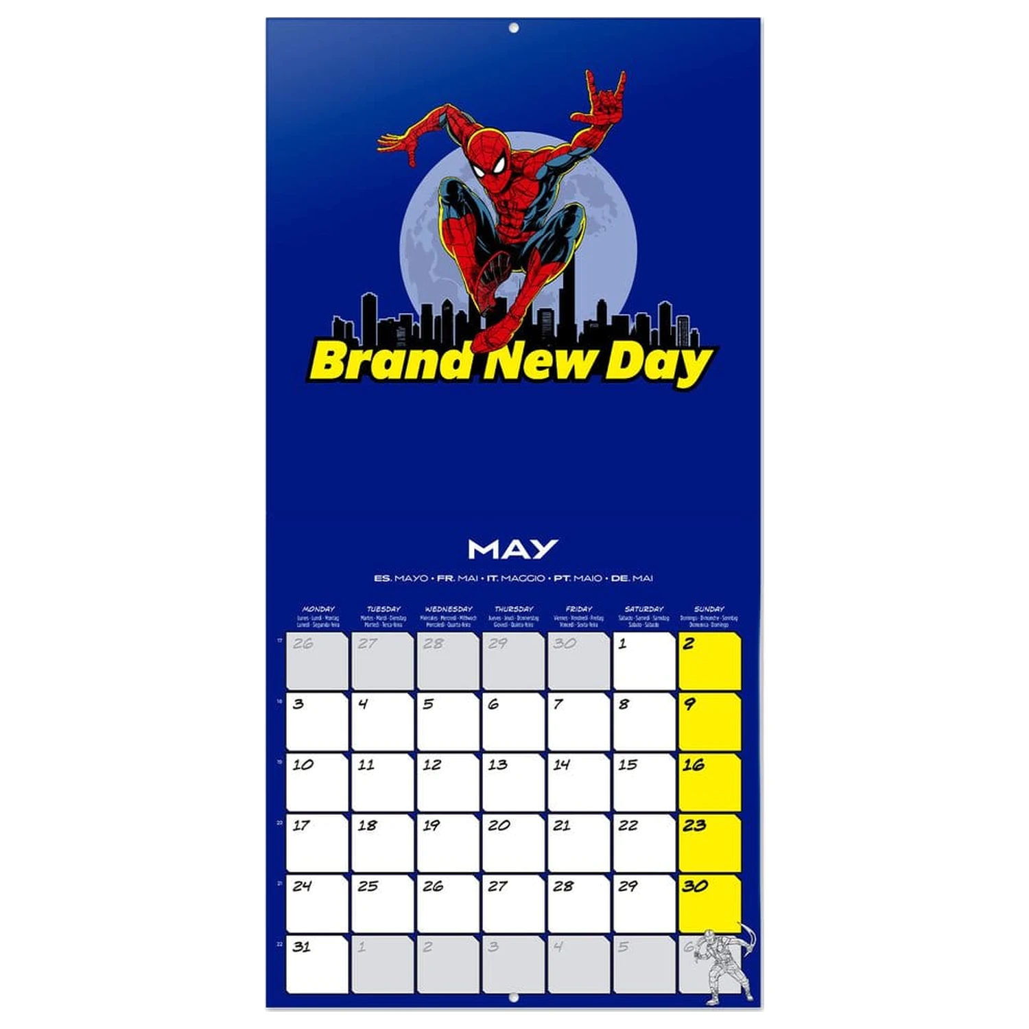 Spider-Man Calendar de perete 2027 30 x 30 cm poza produsului