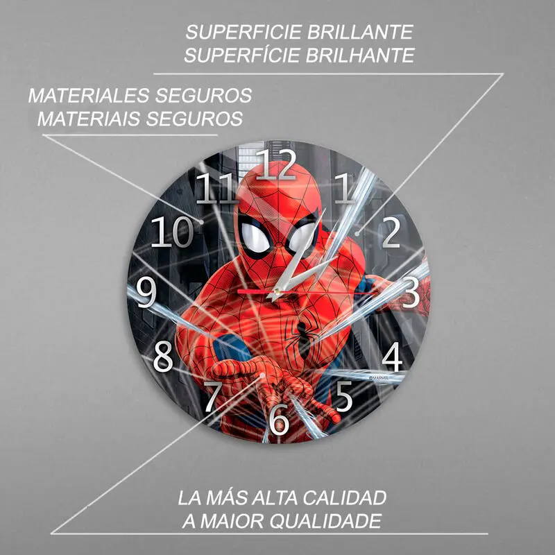 Marvel Spiderman ceas de perete poza produsului