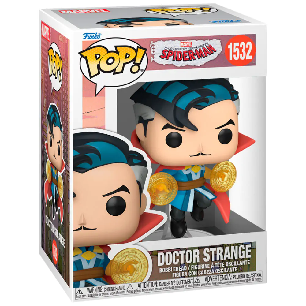 Spider-Man Funko POP! Marvel Figurina de vinil Doctor Strange 9 cm poza produsului