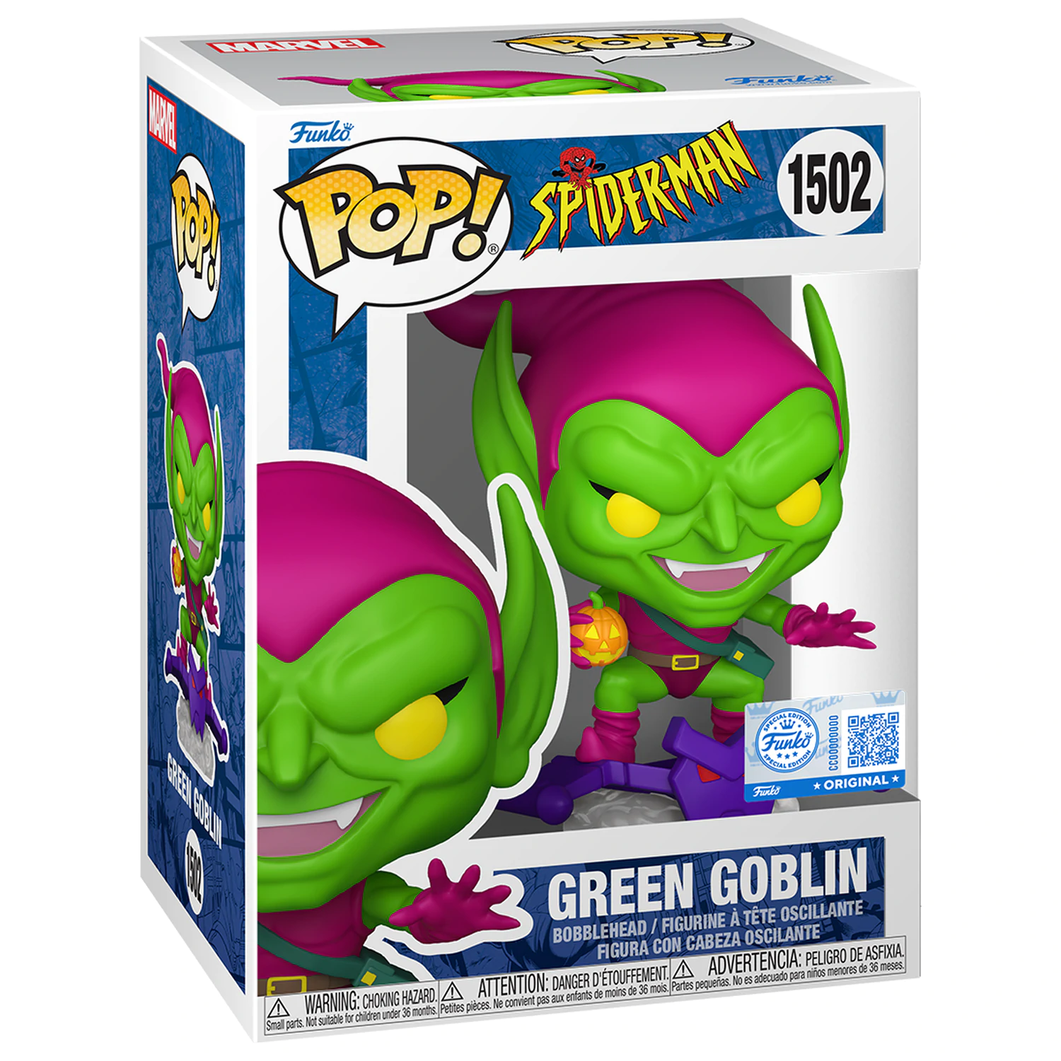 Spider-Man Funko POP! Marvel Figurina de vinil Green Goblin 9 cm poza produsului